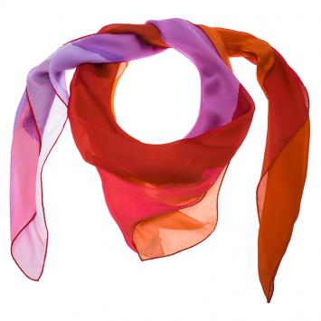 Pre Owned Dior Multicolor Silk Square Scarf