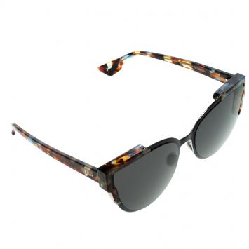 Pre Owned Dior Black and Purple Wildly Cat Eye Sunglasses