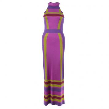 مملوكة مسبقًا Dior Color Block Maxi Dress S