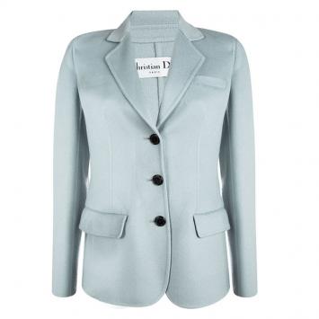 Dior Grey Cashmere Blazer M