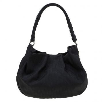 Pre Owned Dior Black Canvas Lovely Hobo