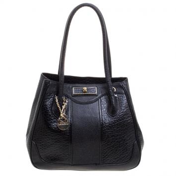 مملوكة مسبقًا DKNY Black Leather Tote