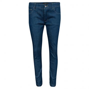 Pre Owned Dolce and Gabbana Indigo Denim Tapered Kate Jeans S
