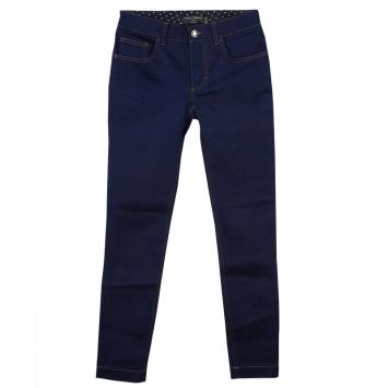 Pre Owned Dolce and Gabbana Indigo Medium Wash Denim Kate Skinny Jeans XS