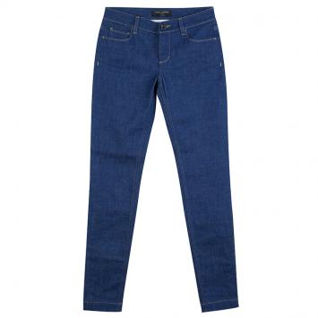 Pre Owned Dolce and Gabbana Indigo Denim Pretty Skinny Jeans S