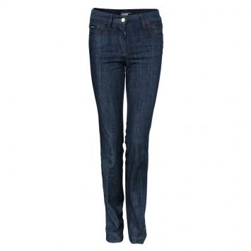 Pre Owned Dolce and Gabbana Indigo Boot Cut Denim Jeans S