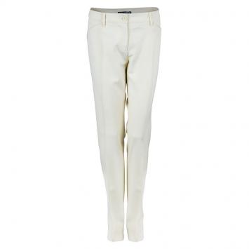 Pre Owned Dolce and Gabbana Off-White Trousers M