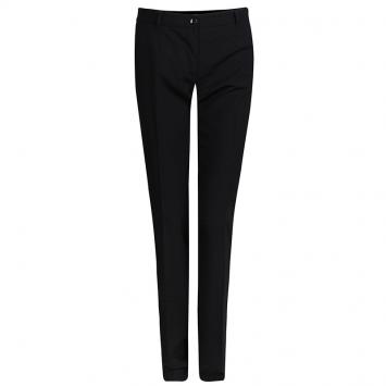Pre Owned Dolce and Gabbana Black Wool Trousers S