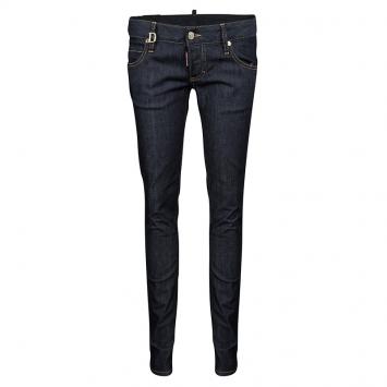 Pre Owned DSquared2 Indigo Dark Wash Denim Slim Fit Jeans S