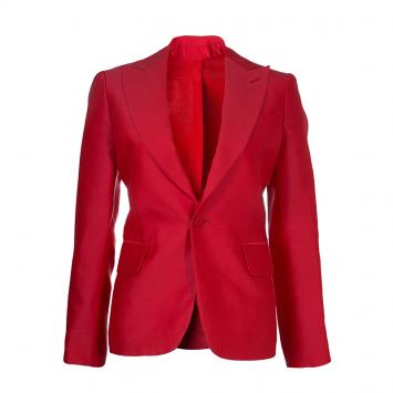 Pre Owned DSquared2 Red Notched Collar Blazer M