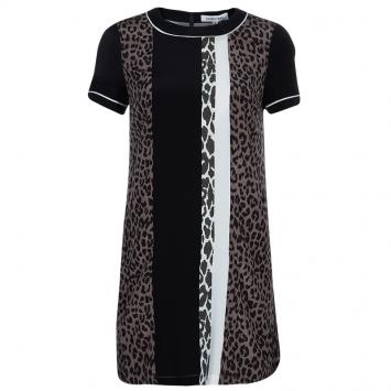 Pre Owned Elizabeth And James Animal Print Dress XS