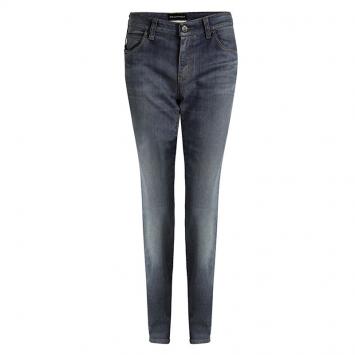 Pre Owned Emporio Armani Indigo Faded Effect Denim Jeans L