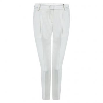 Pre Owned Emporio Armani Elite White Tailored Trousers S