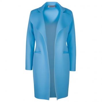 Pre Owned Essa Walla Baby Blue Neoprene Coat M/L