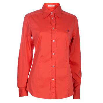 Pre Owned Etro Orange Cotton Button Down Shirt M
