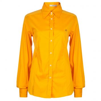 Pre Owned Etro Mustard Cotton Button Down Shirt L