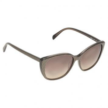 Pre Owned Fendi Brown FS 5288 Cat Eye Sunglasses