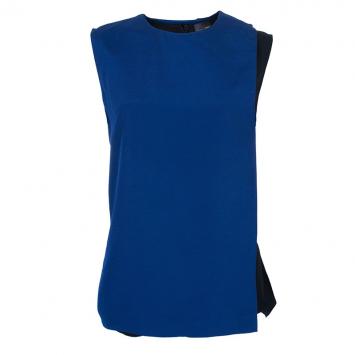 Pre Owned Fendi Sleeveless Colorblock Top M