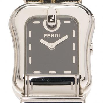 Pre Owned Fendi Brown Stainless Steel B. Fendi Women's Wristwatch 23MM
