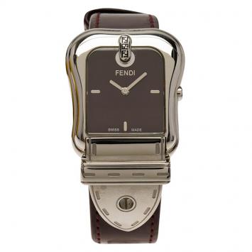 Pre Owned Fendi Purple Stainless Steel B. Fendi Women's Wristwatch 32MM
