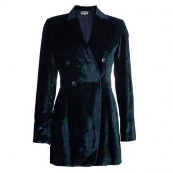 Pre Owned Armani Vintage Velvet Tricolor Blazer M