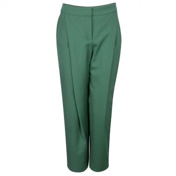 Pre Owned Giorgio Armani Green Tapered Trouser S