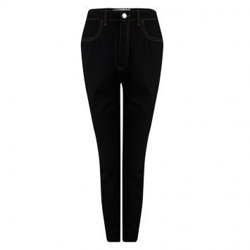 Pre Owned Givenchy Black Denim Straight Fit Jeans M