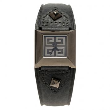 Pre Owned Givenchy Grey Stainless Steel 5238L Women's Wristwatch 28MM