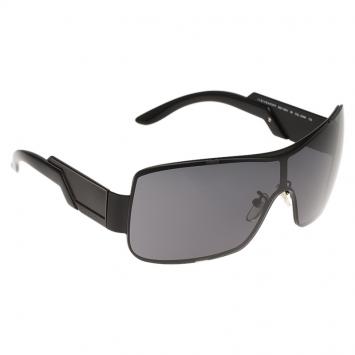 Pre Owned Givenchy Black SGV323V Shield Sunglasses