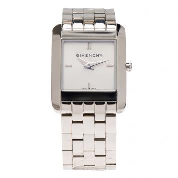 Pre Owned Givenchy Silver Stainless Steel Aspaaras Women's Wristwatch 20MM