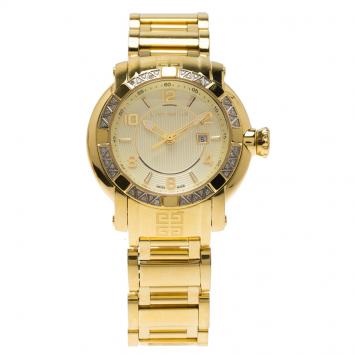 Pre Owned Givenchy White Stainless Steel GV.5202 Women's Wristwatch 36MM