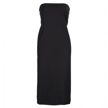 Pre Owned Gucci Brown Strapless Dress M