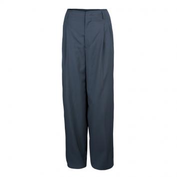 Pre Owned Gucci Grey Wide Leg Trousers M