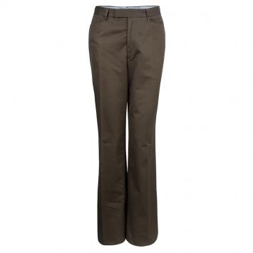 Pre Owned Gucci Brown Wide Leg Trousers M