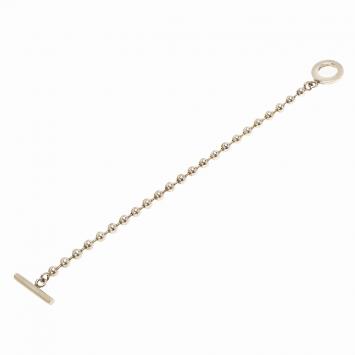 Pre Owned Gucci Boule Chain Silver Bracelet