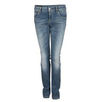 Pre Owned Gucci Blue Light Wash Denim Skinny Fit Flared Bottom Jeans M