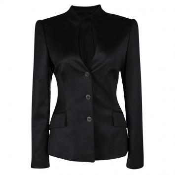 Pre Owned Gucci Black Wool Tailored Blazer M