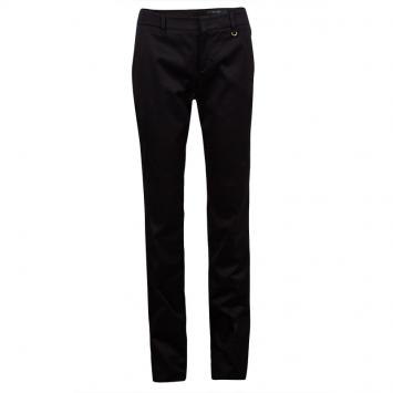 Pre Owned Gucci Black Cotton Straight Fit Trousers M