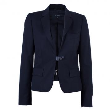 Pre Owned Gucci Black Hook Blazer Jacket S