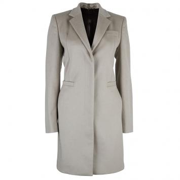Pre Owned Gucci Beige Wool Long Coat M