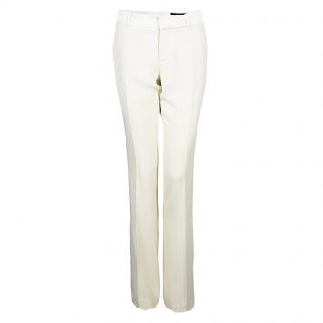 Pre Owned Gucci Cream Tailored Trousers M