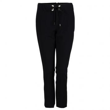 Pre Owned Gucci Black Drawstring Detail Tailored Pants S