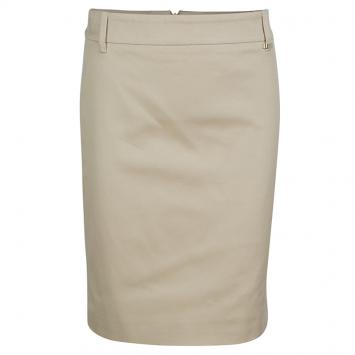 Pre Owned Gucci Beige Corduroy Skirt S