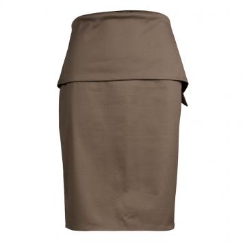 Pre Owned Gucci Beige Peplum Skirt M