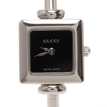 Pre Owned Gucci Black Stainless Steel 1900L Women's Wristwatch 20MM