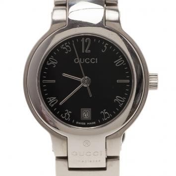 Pre Owned Gucci Black Stainless Steel 8900L Women's Wristwatch 26MM