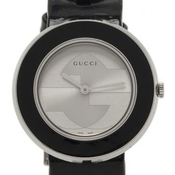 Pre Owned Gucci Silver Stainless Steel U-Play Women's Wristwatch 35MM