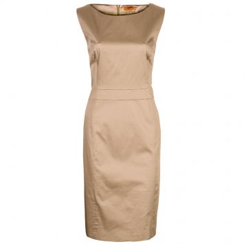 Pre Owned Hugo by Hugo Boss Beige Sleeveless Dress M