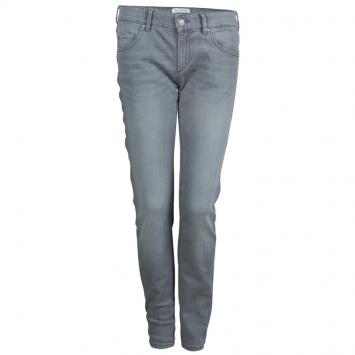 Pre Owned Isabel Marant Etoile Grey Embroidered Side Stripe Detail Denim Jeans L