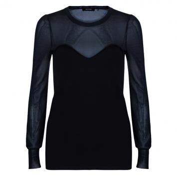 Pre Owned Isabel Marant Black Sheer Top M